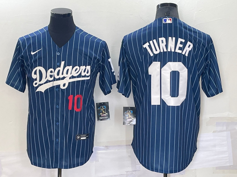 Men's Los Angeles Dodgers #10 Justin Turner Navy Cool Base Stitched Baseball Jersey Men's Los Angeles Dodgers #10 Justin Turner Navy Cool Base Stitched Baseball Jersey